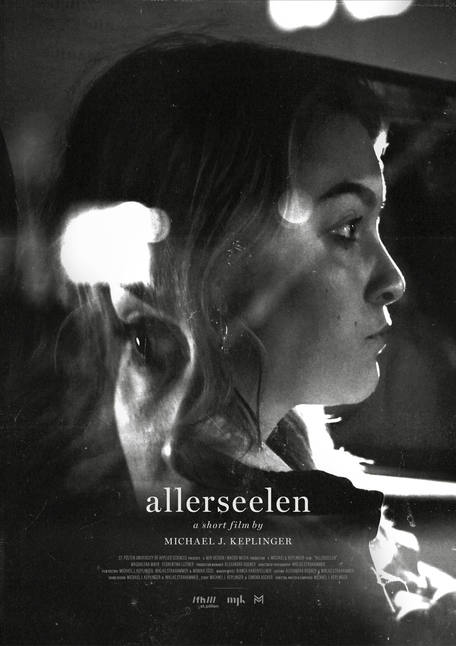 Film poster of Michael J. Keplinger’s horror short film “Allerseelen”