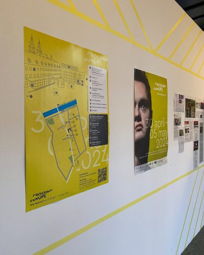 Inside festival venue Crossing Europe in 2024