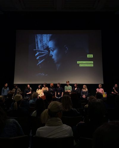 Filmmakers during the Q&A at Crossing Europe in 2024